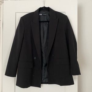 Zara classic black blazer